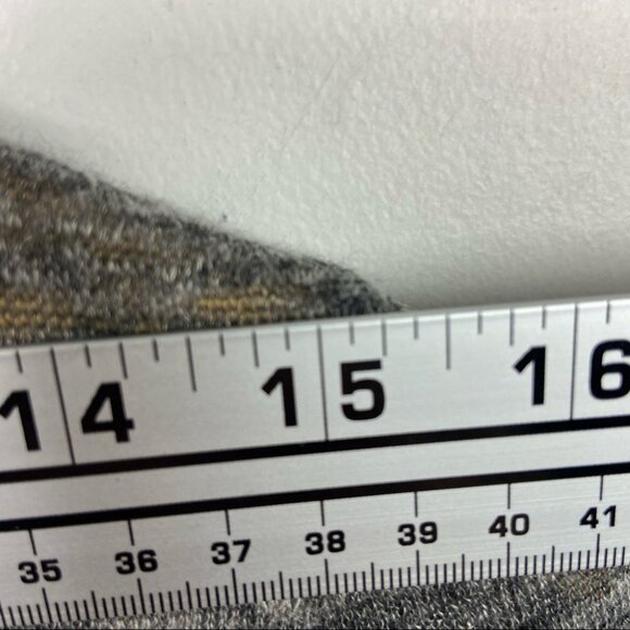 Madewell Fairweather Double Dot Linen Cardigan Sweater Grey Pink Size XS Boho‎ - Picture 11 of 15